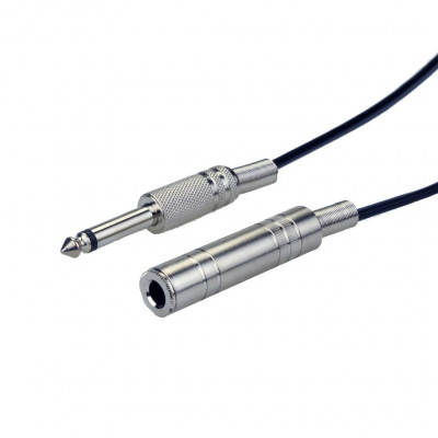 Extension cable 4 meter jack / jack contra connectors