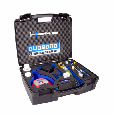 Duobond windshield repair set, Attack repair bridge